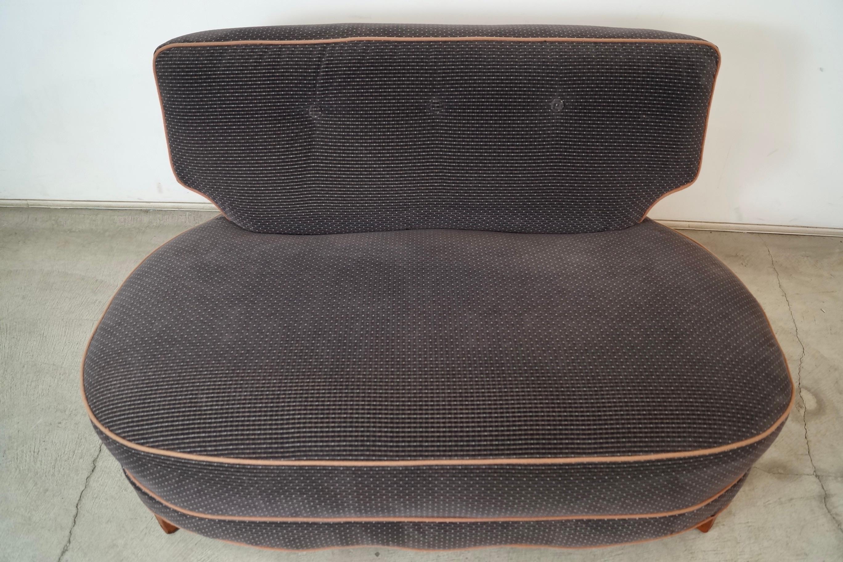 Sofá Settee Art Decó de 1940 en venta 11