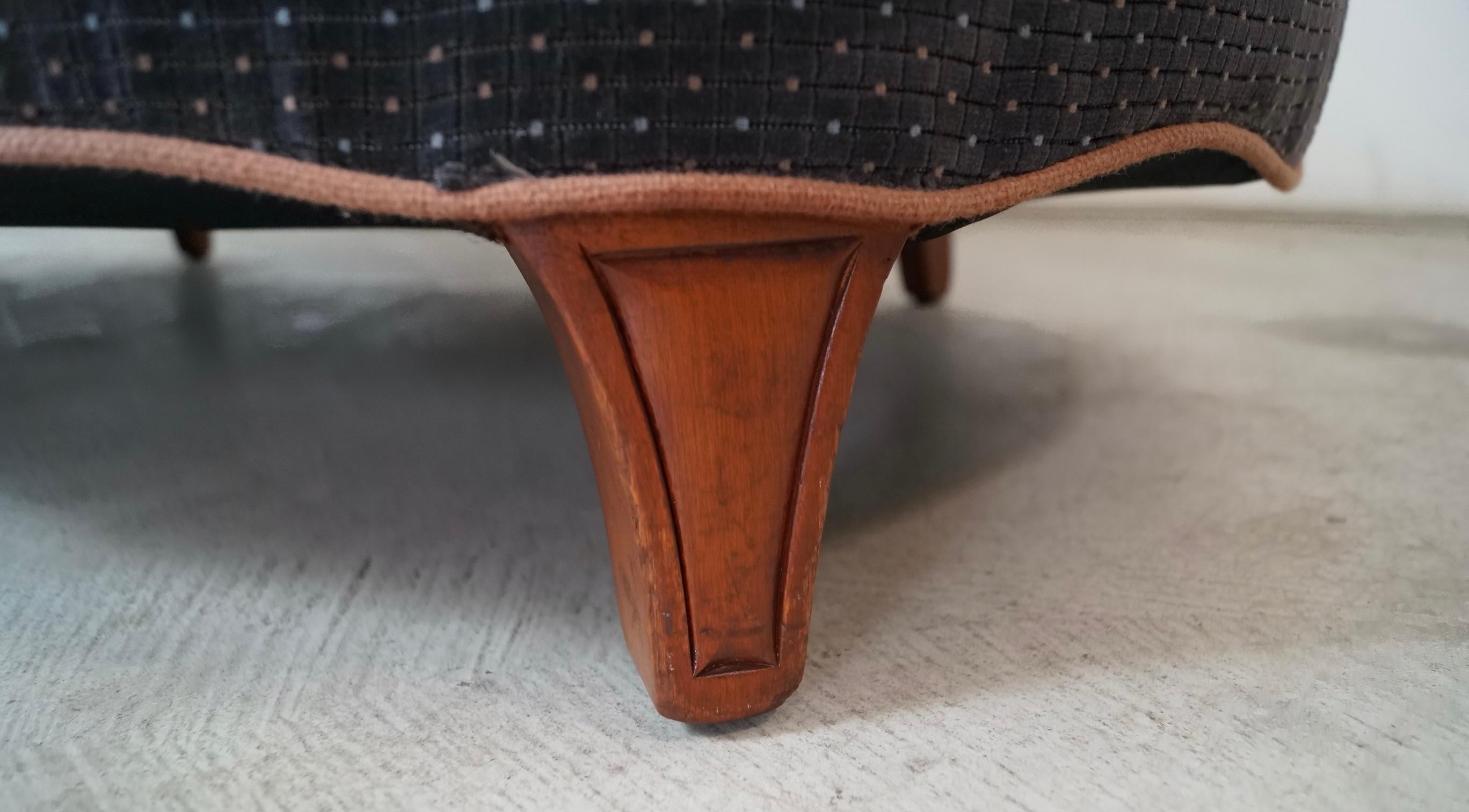 Sofá Settee Art Decó de 1940 en venta 13