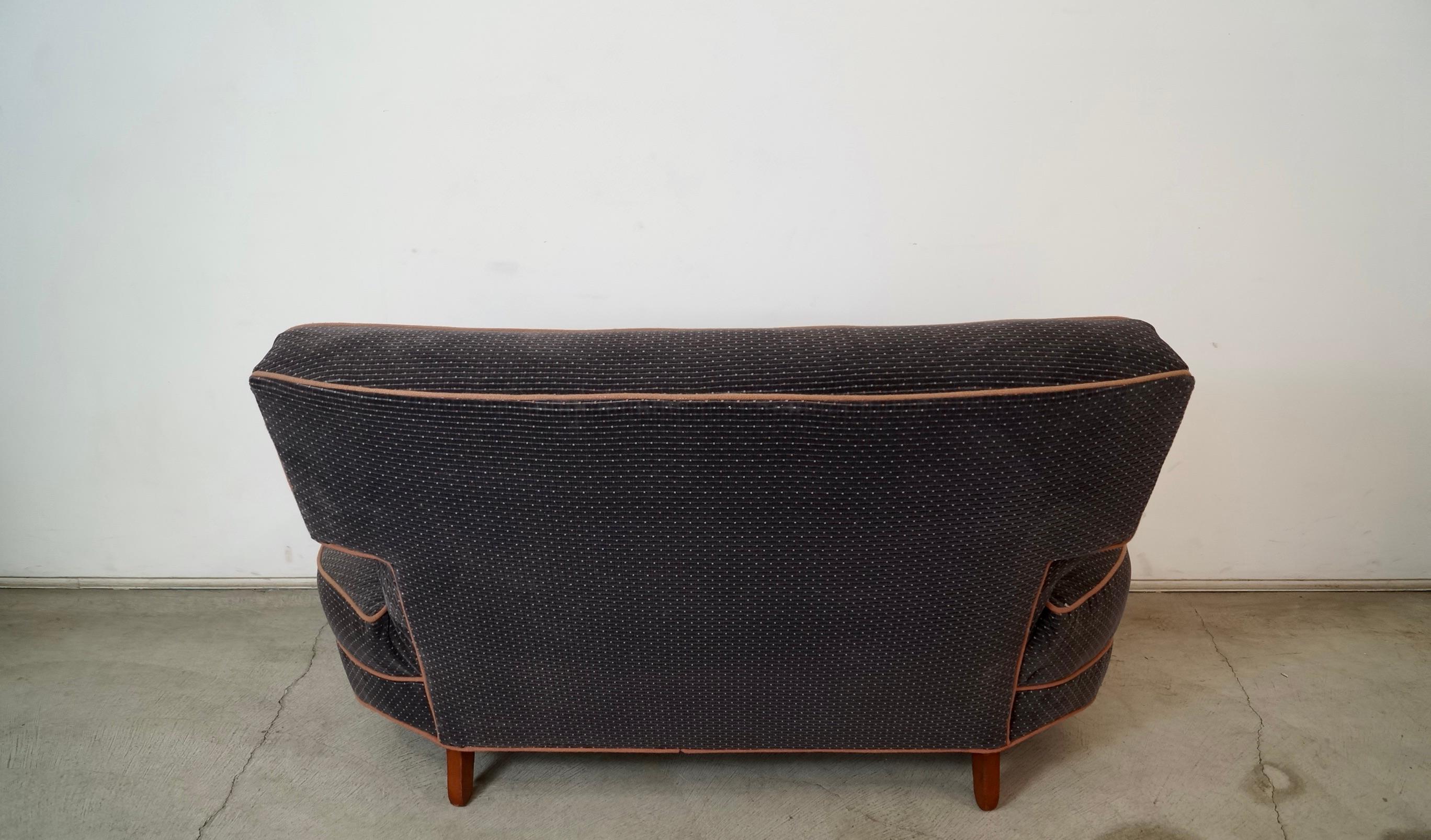 Sofá Settee Art Decó de 1940 en venta 3