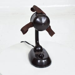 1940s Art Deco Singer Original Ribbonaire Fan Minimalist Design Brown Bakelite