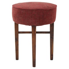 1940s Art deco Stool, Czechoslovakia