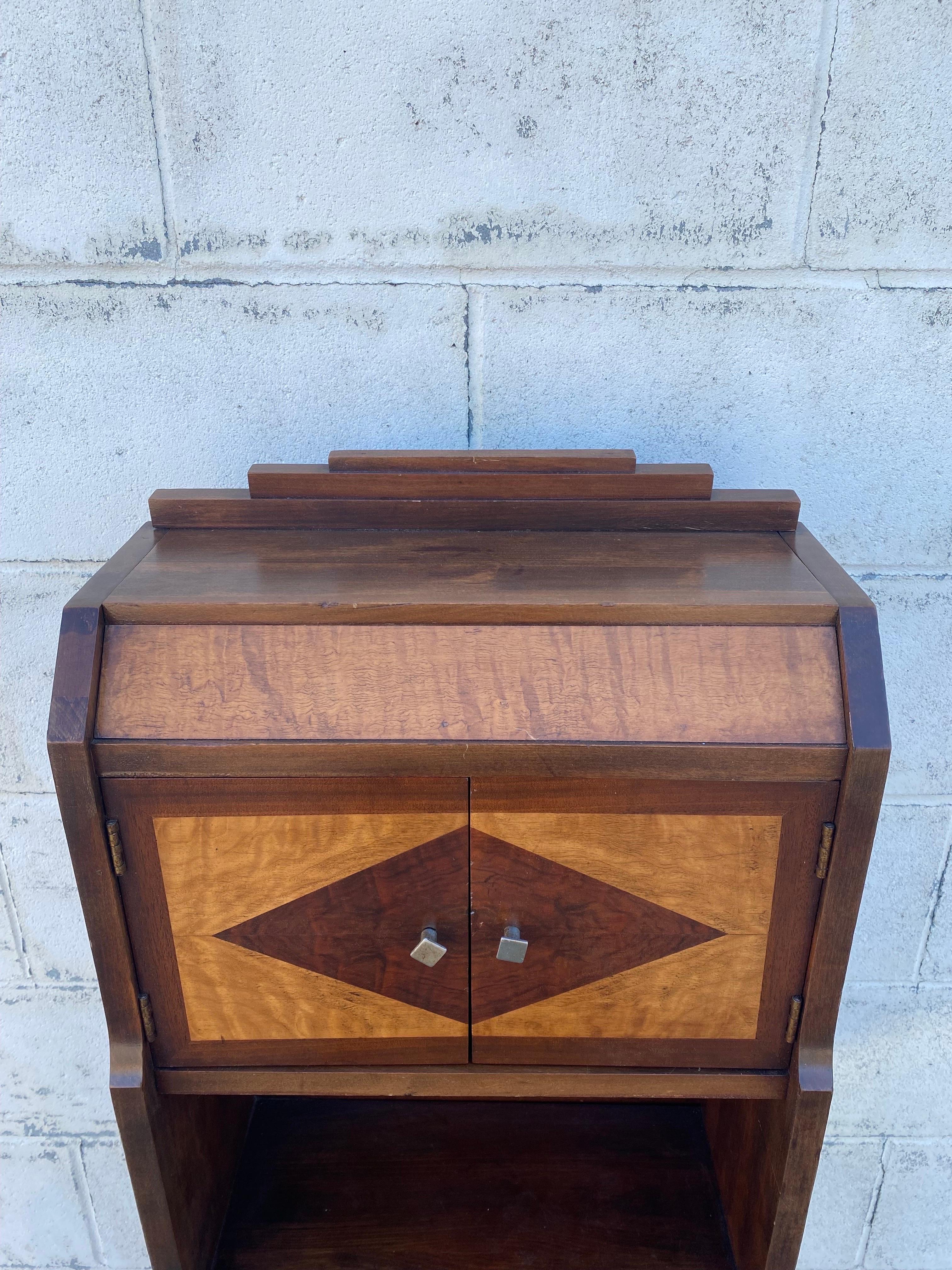 1940's Art Deco Style Storage Cabinet For Sale at 1stDibs