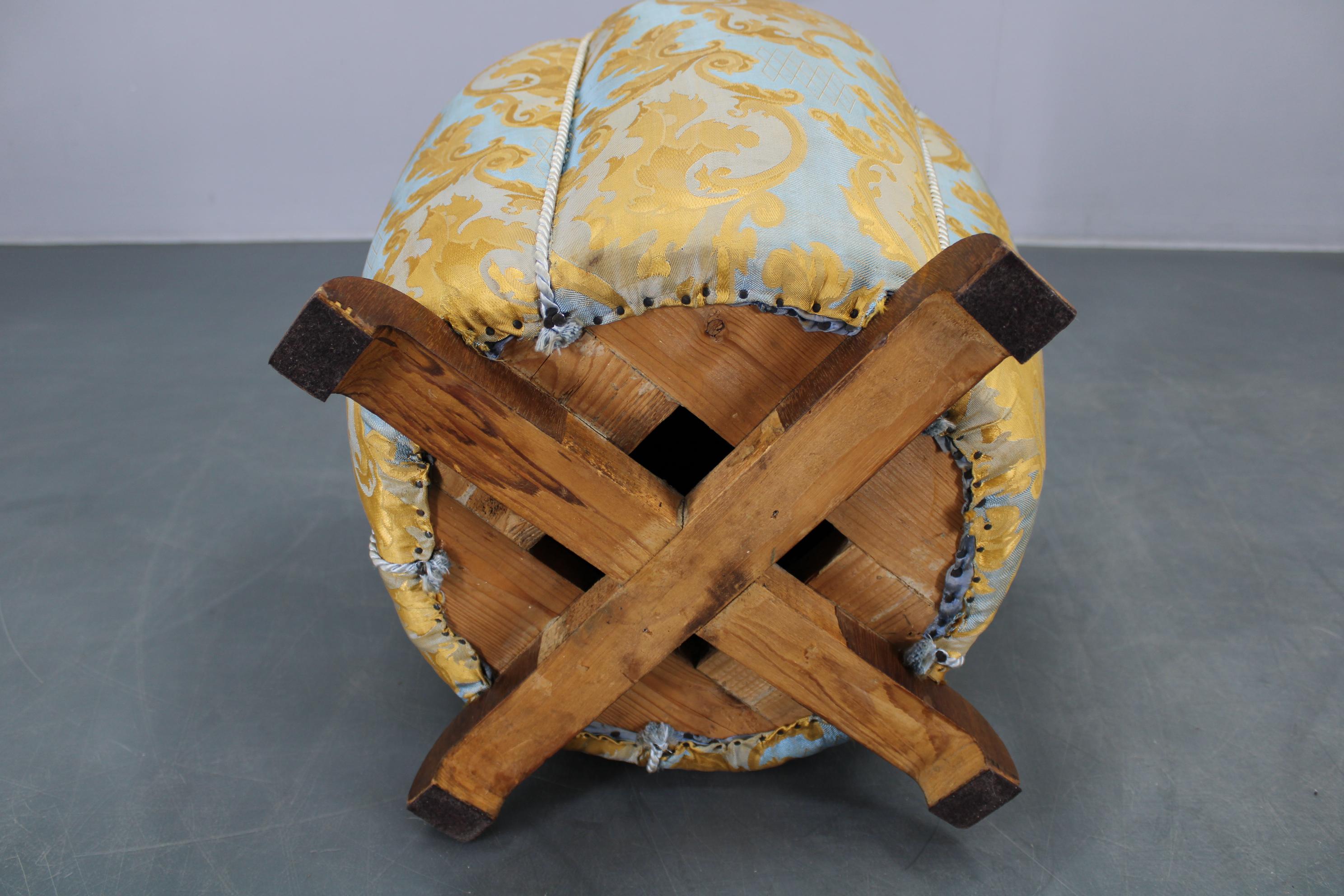 Tabouret Art Déco des années 1940, Tchécoslovaquie en vente 4