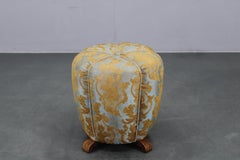 Tabouret Art Déco des années 1940, Tchécoslovaquie