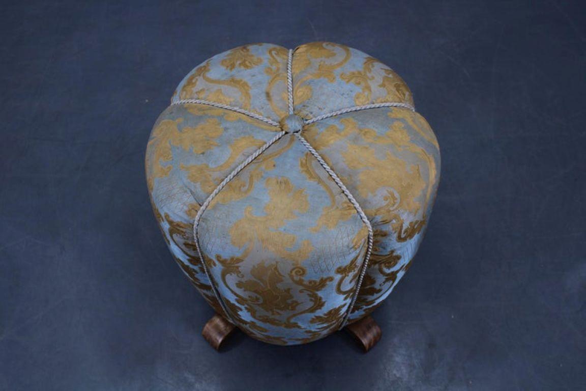 1940er Art Deco Tabouret, Tschechoslowakei im Angebot 2