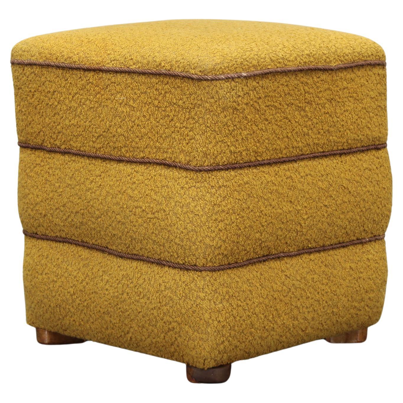 1940s Art Deco Tabouret, Czechoslovakia