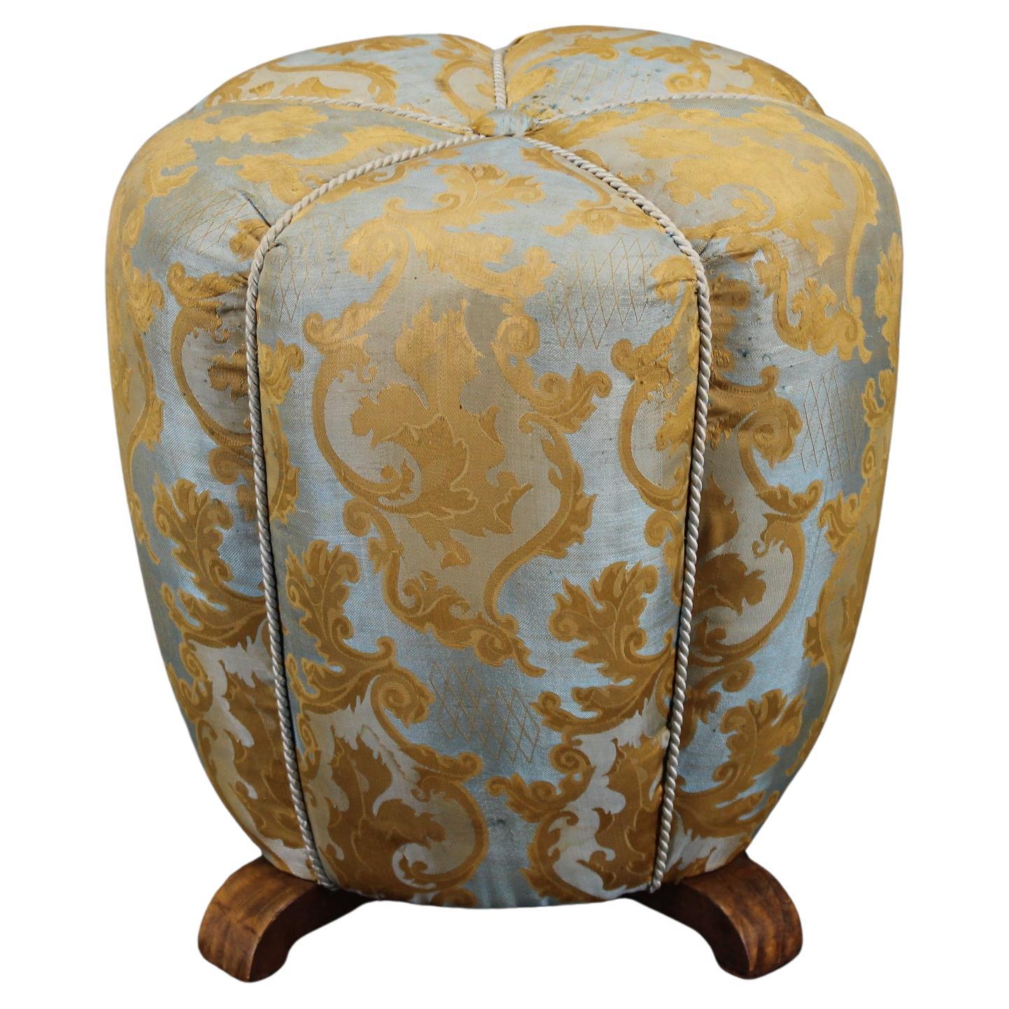 Tabouret Art Déco des années 1940, Tchécoslovaquie en vente
