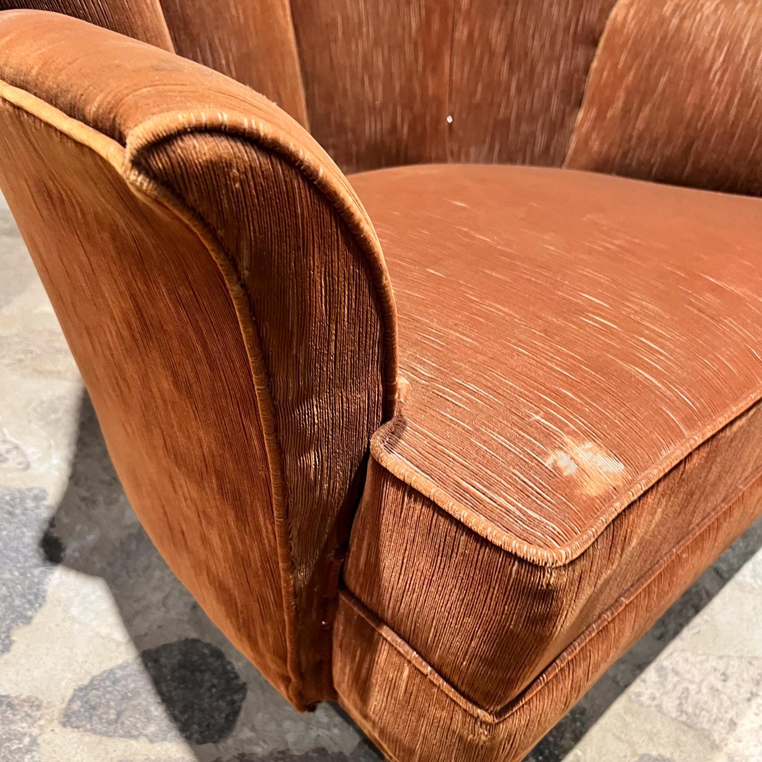 1940s Arturo Pani Sophisticated Wingback Lounge Chair Mexico City 5