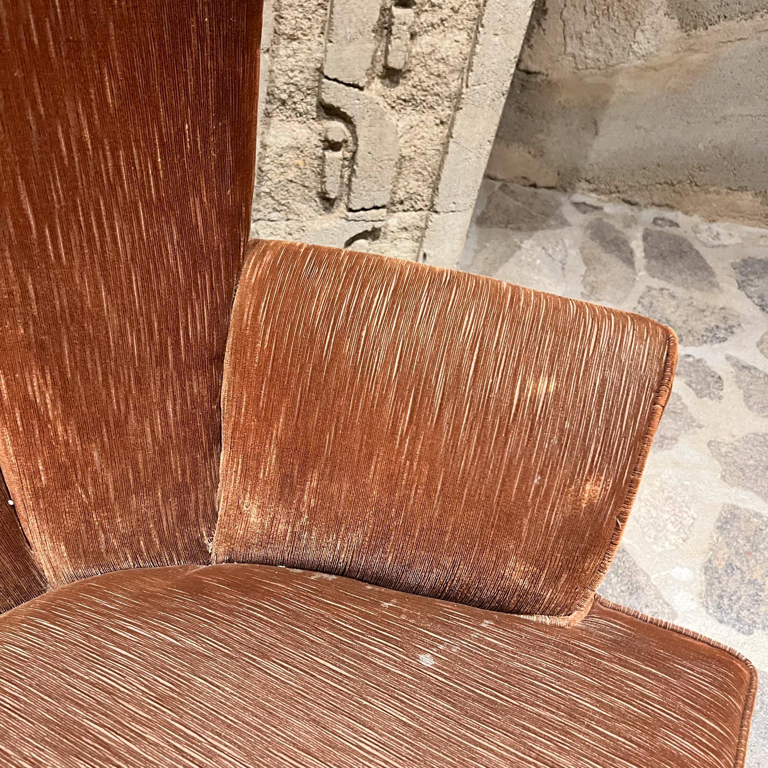 1940s Arturo Pani Sophisticated Wingback Lounge Chair Mexico City 8