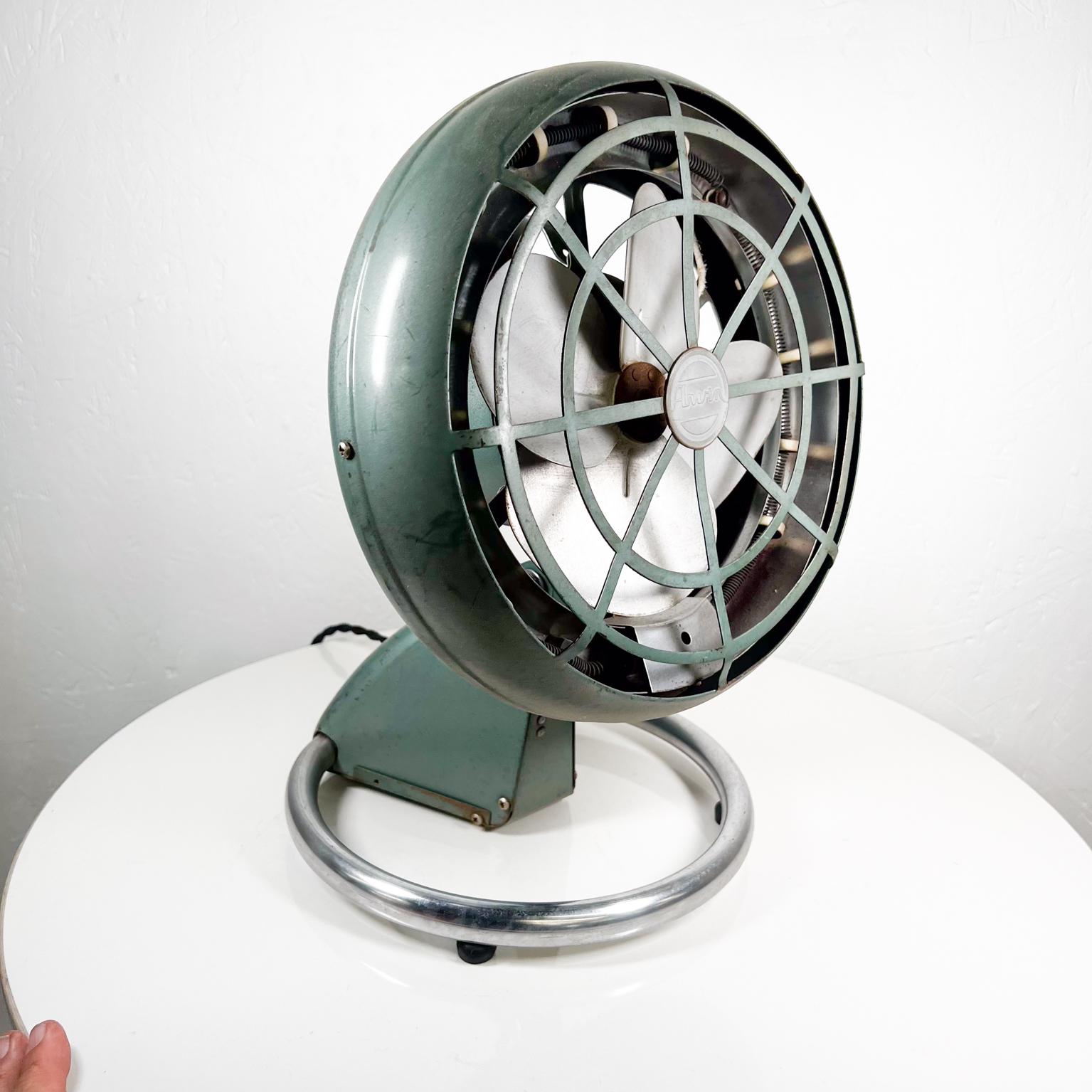 1940s Arvin Art Deco Industrial Electric Heater Fan USA 3
