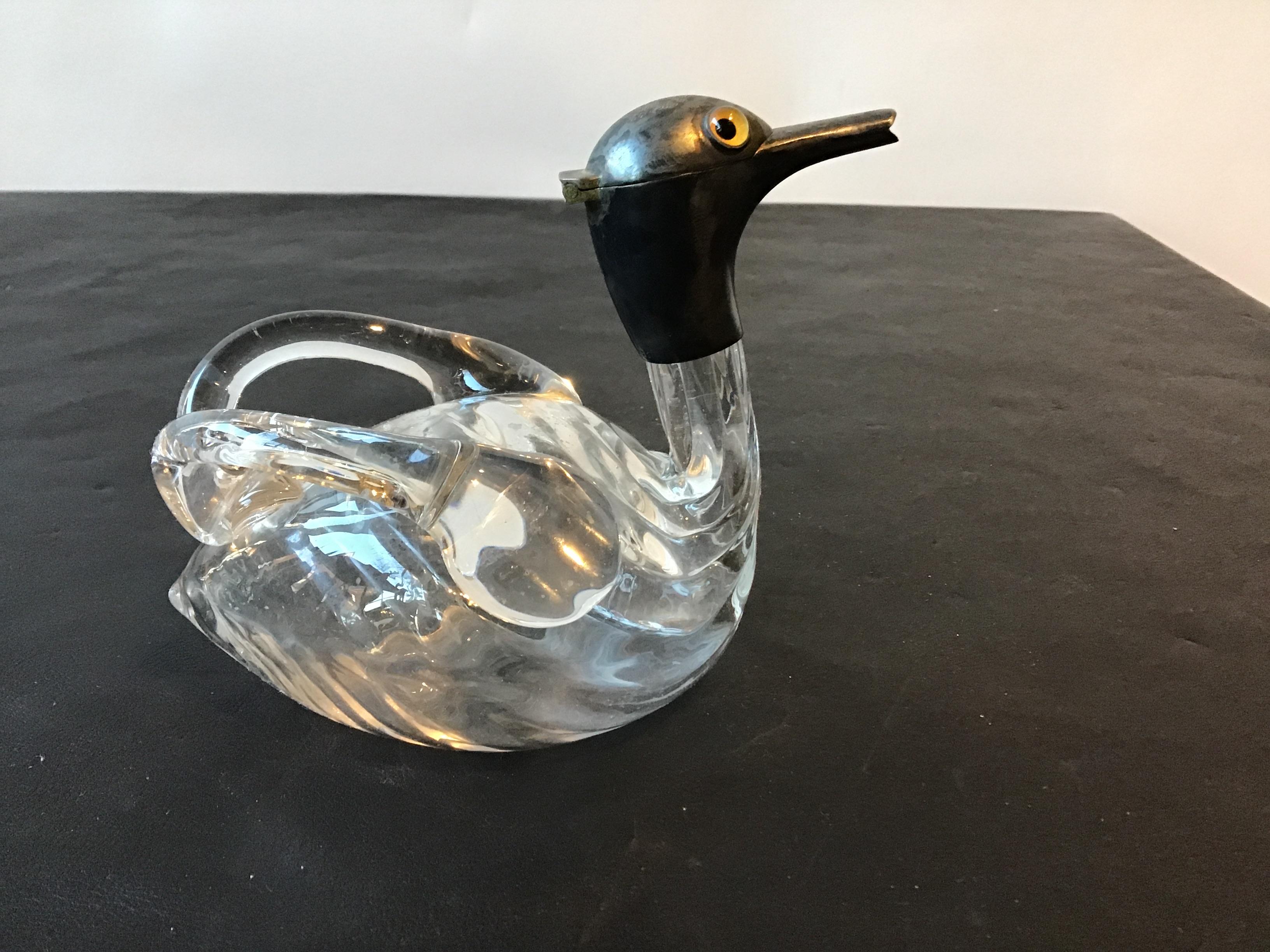 1940s Austrian duck decanter.