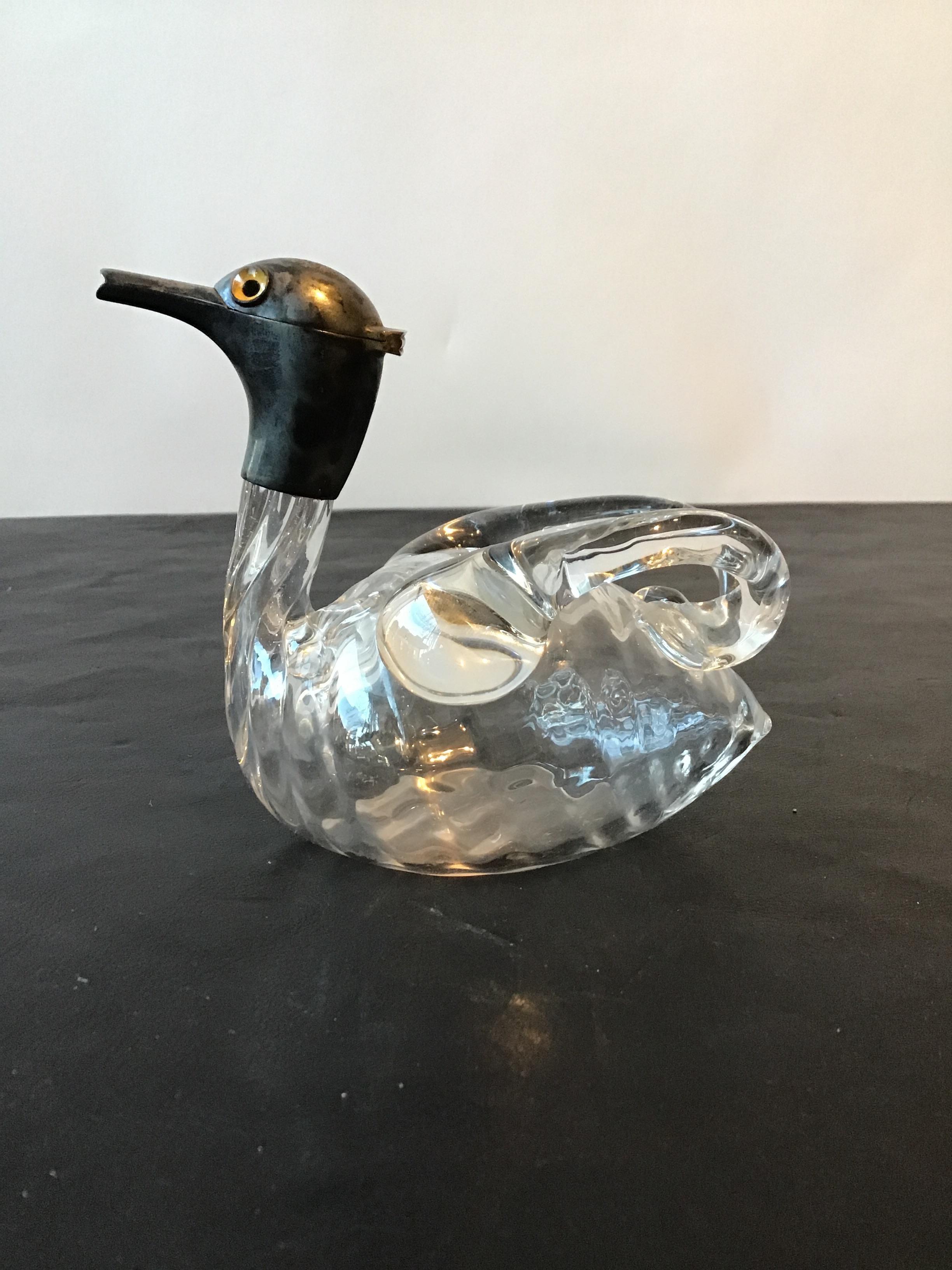 1940s Austrian Duck Decanter In Good Condition In Tarrytown, NY