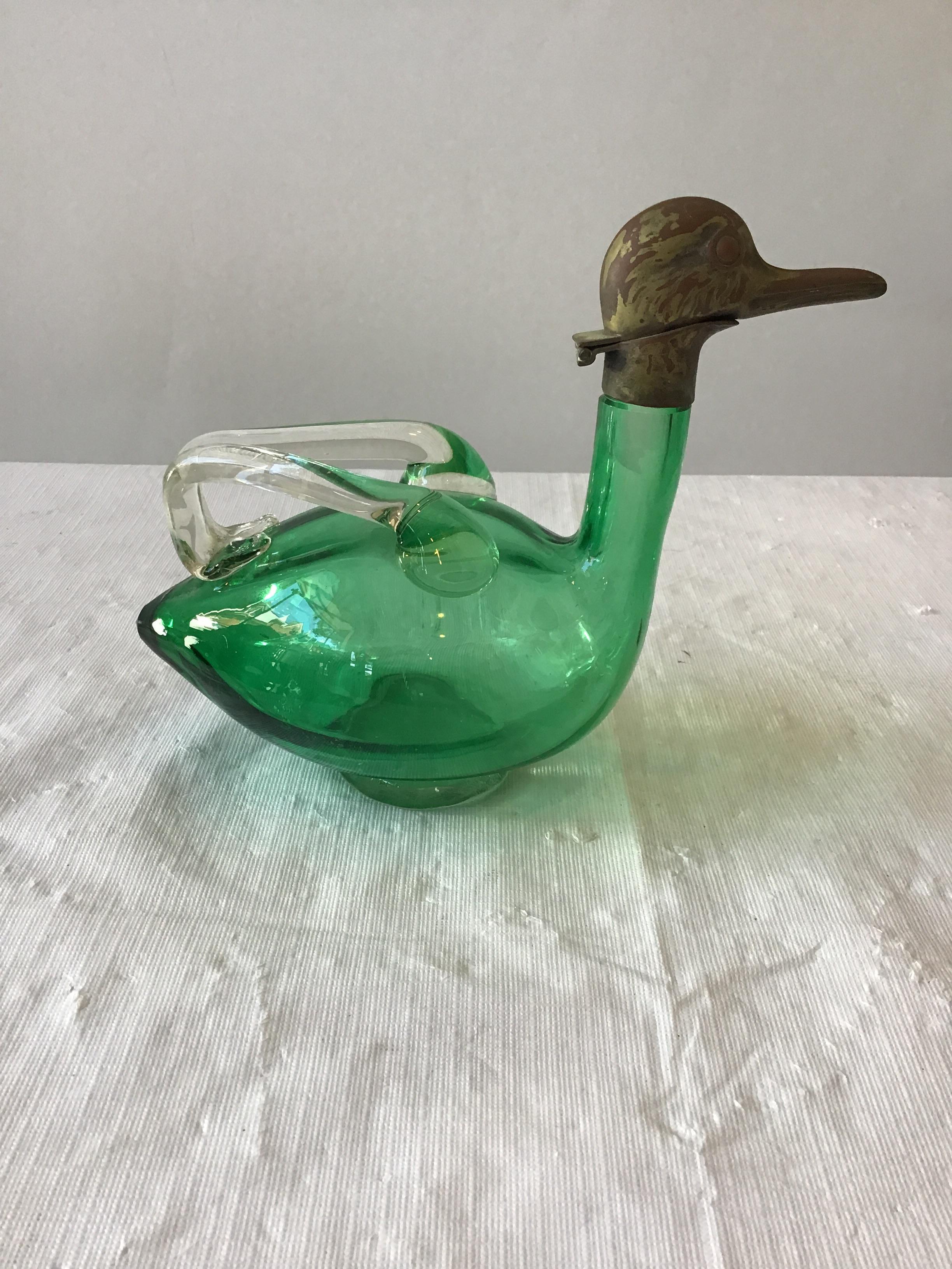 vintage duck decanter