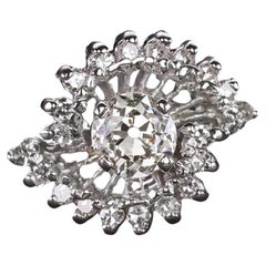 Authentic Vintage Old European Diamond Ring