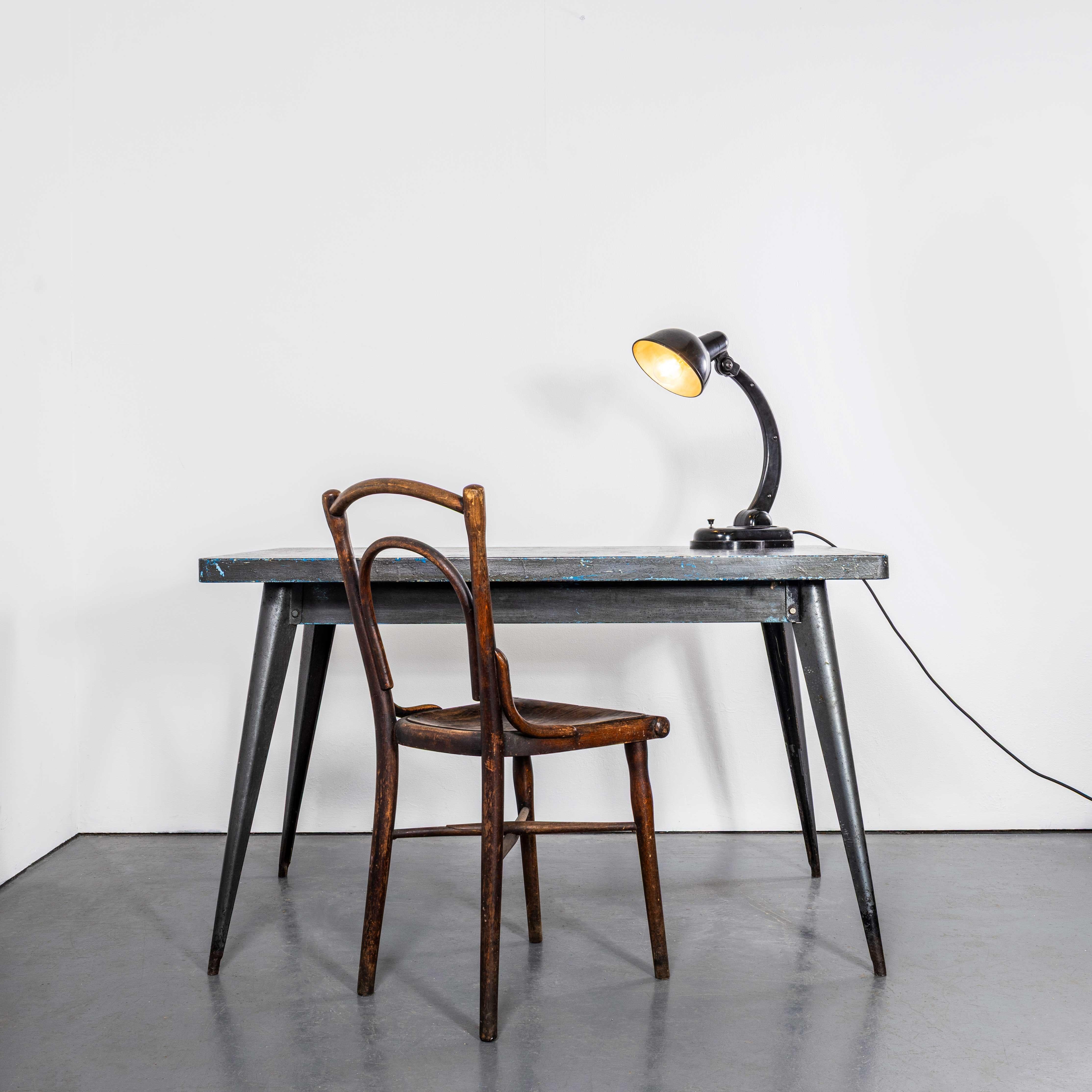 European 1940's Bakelite Early Adjustable Desk Lamp For Sale