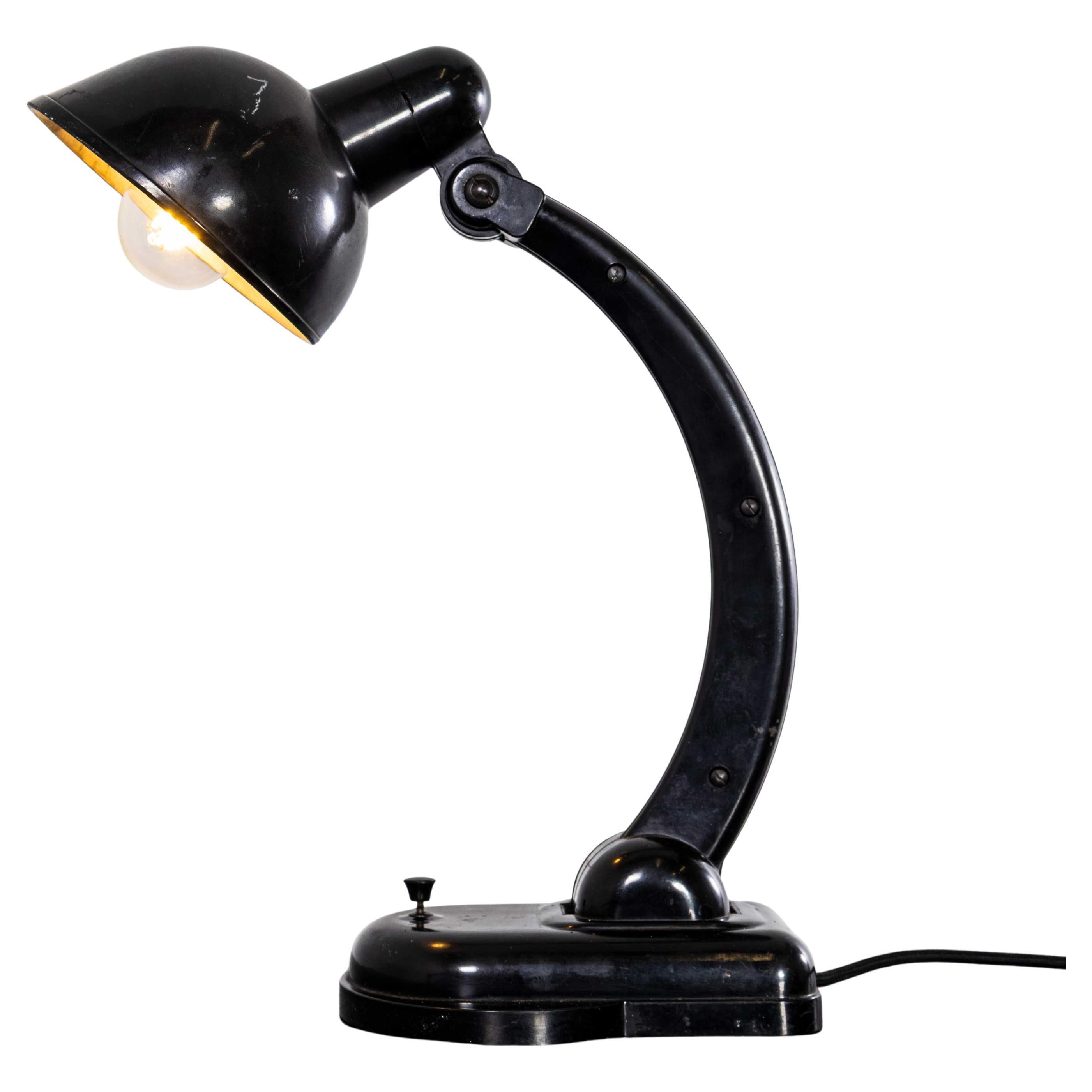 1940's Bakelite Early Adjustable Desk Lamp