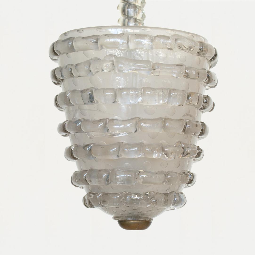 Italian 1940's Barovier Glass Chandelier