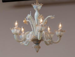 Lampadario Barrochi del 1940 di Barovier & Toso per Compagnia Di Venezia E Murano