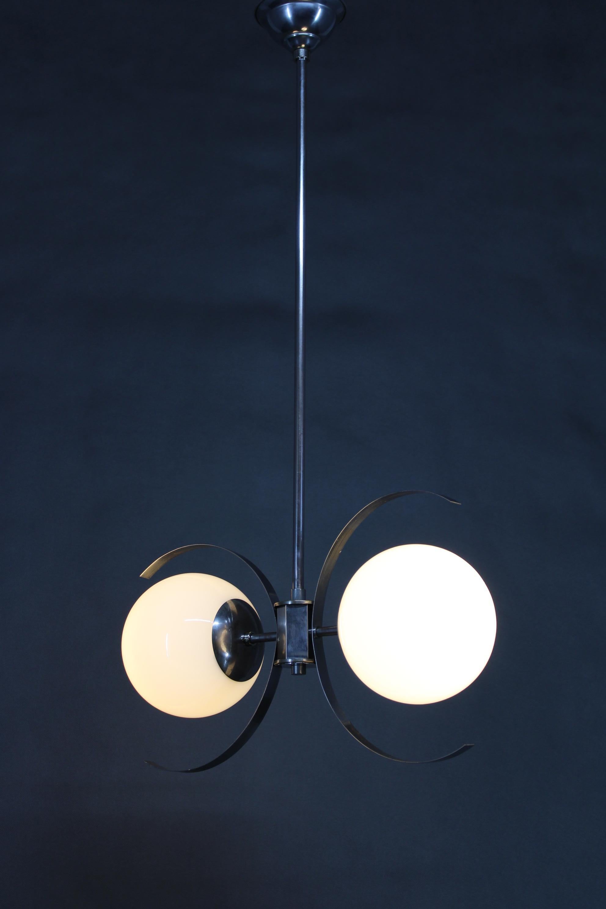 Lampadario Bauhaus del 1940, Cecoslovacchia in vendita 6