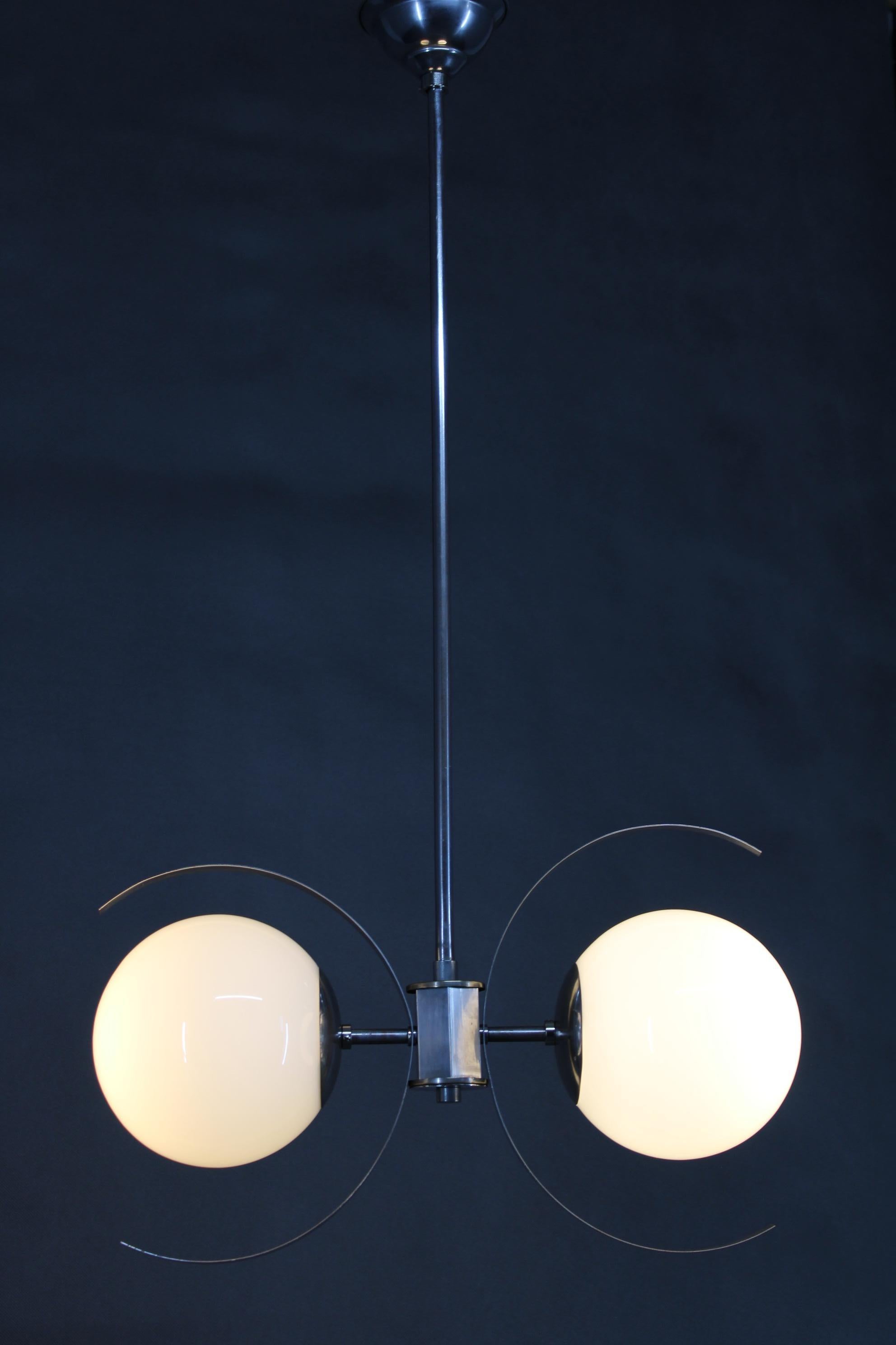 Lampadario Bauhaus del 1940, Cecoslovacchia in vendita 7