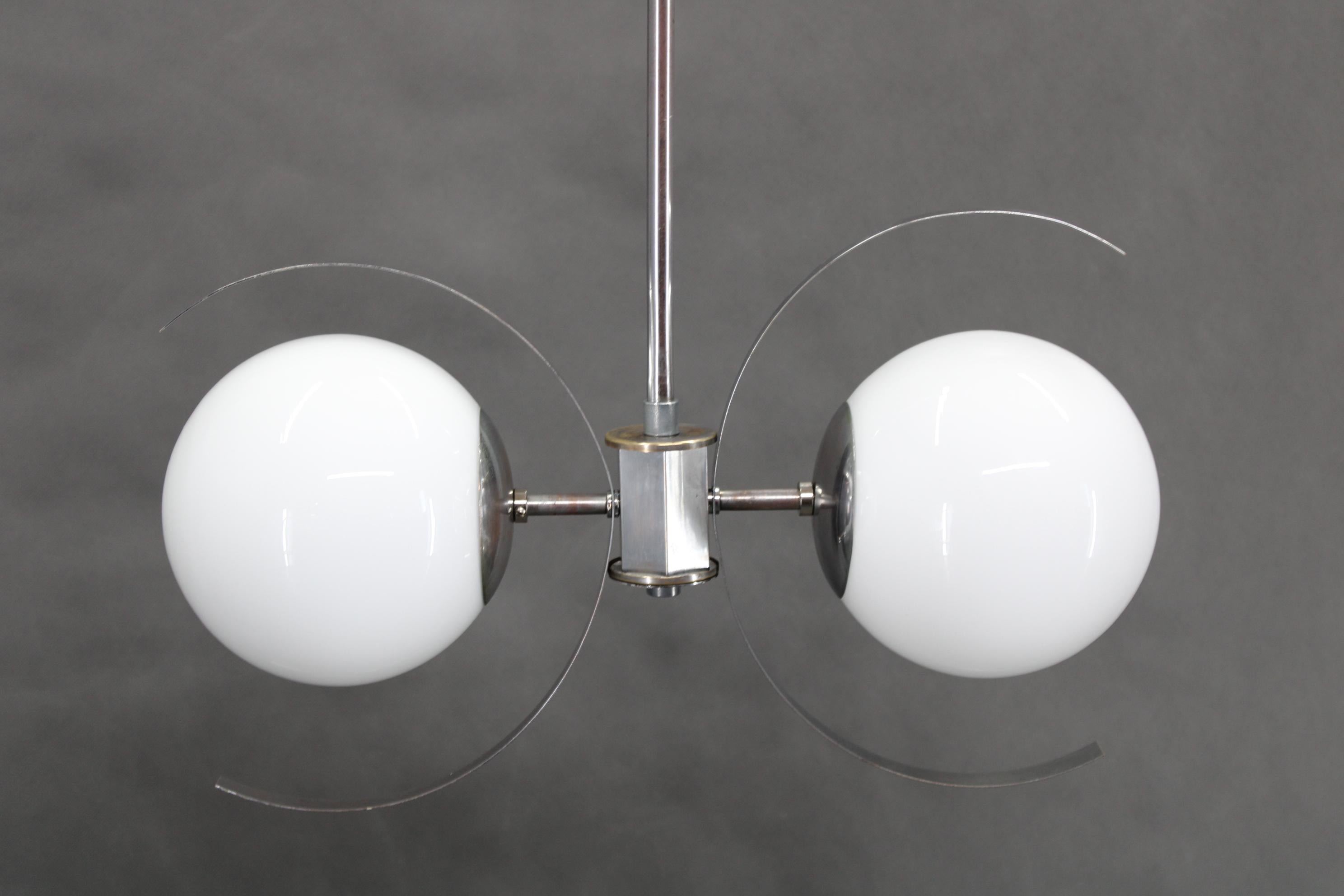 Lampadario Bauhaus del 1940, Cecoslovacchia In condizioni buone in vendita a Praha, CZ