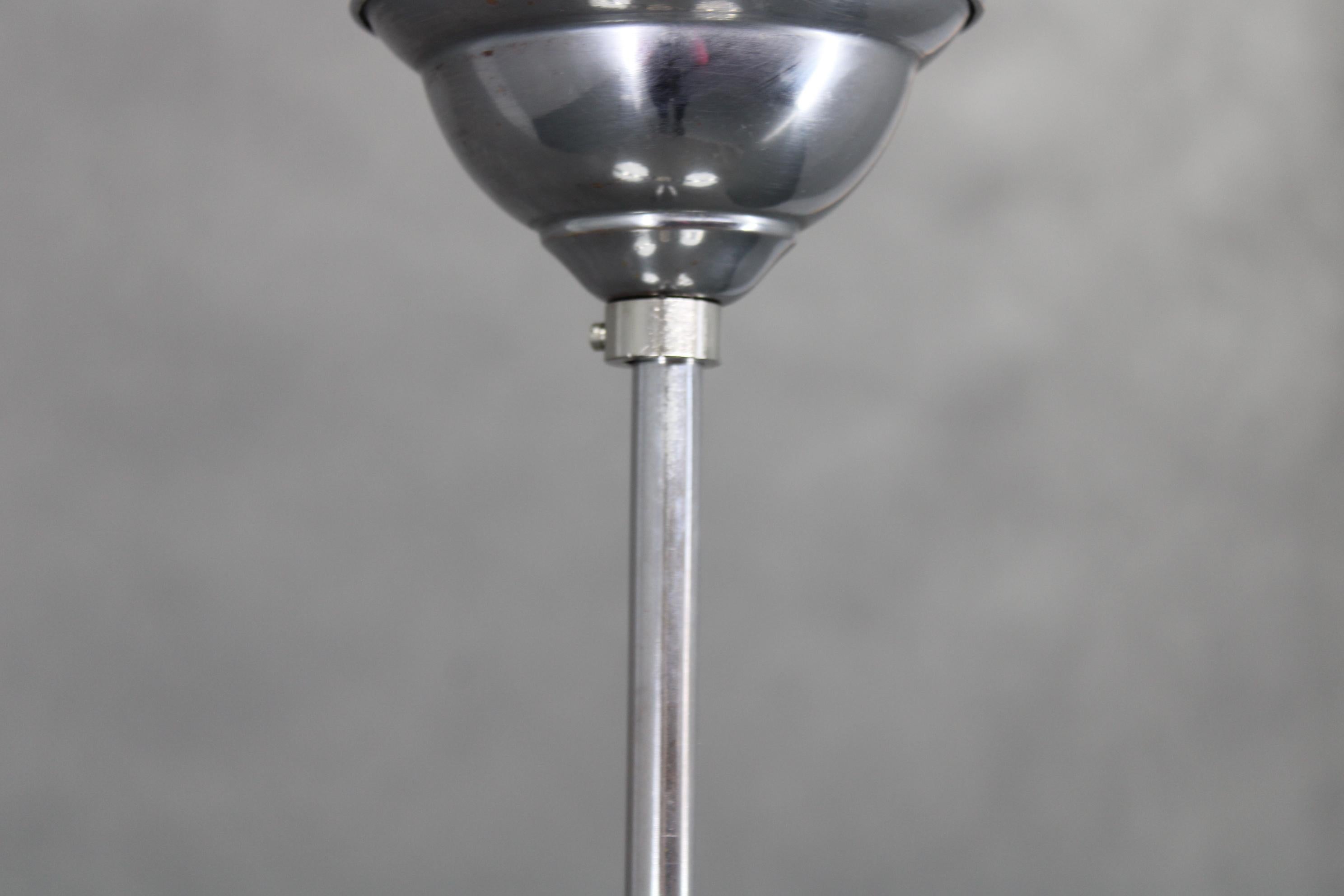 Metà XX secolo Lampadario Bauhaus del 1940, Cecoslovacchia in vendita