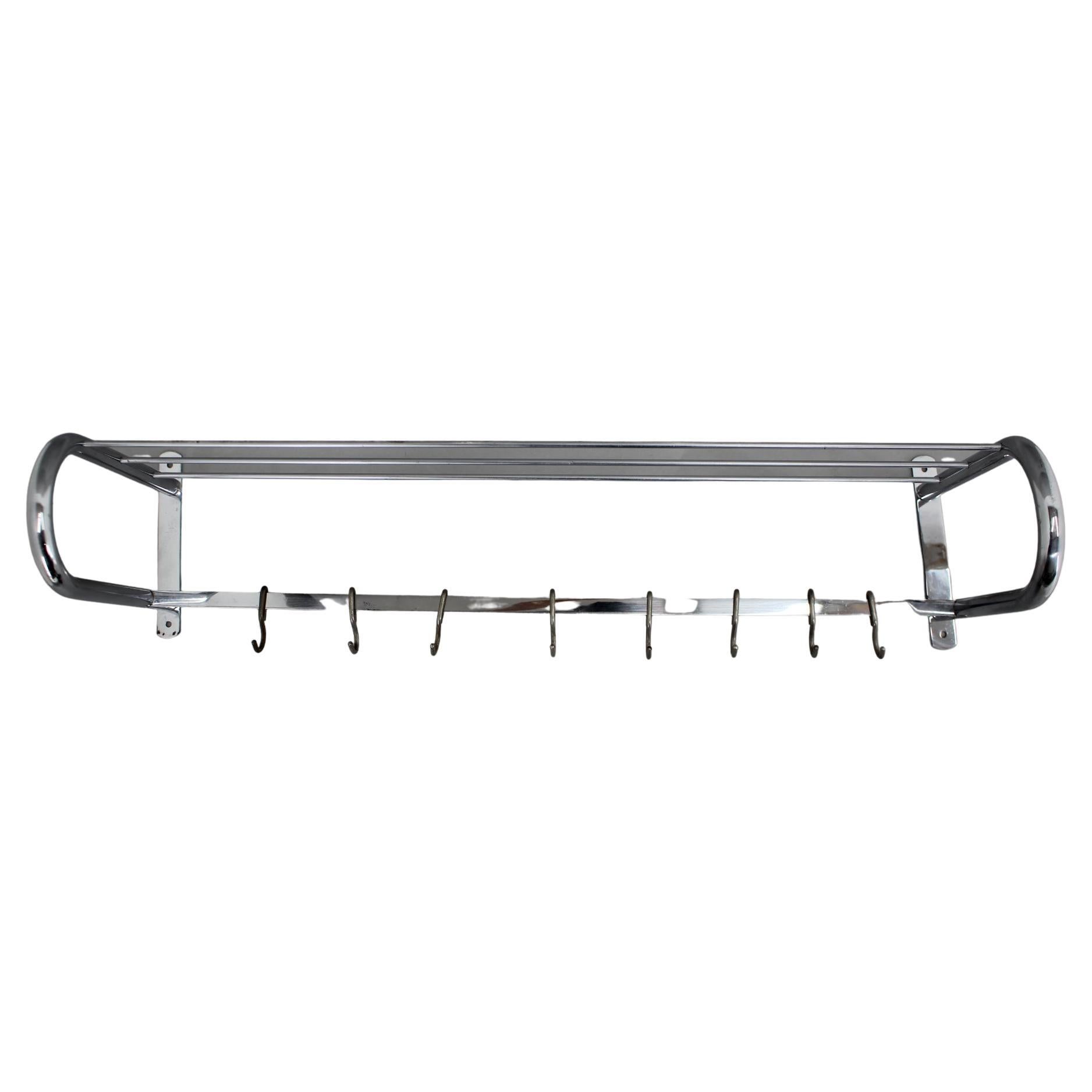 1940s Bauhaus Coat Hanger Rack, Czechoslovakia For Sale