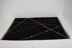 Tapis/rouge géométrique Bauhaus des années 1940, jusqu'à 2 articles disponibles