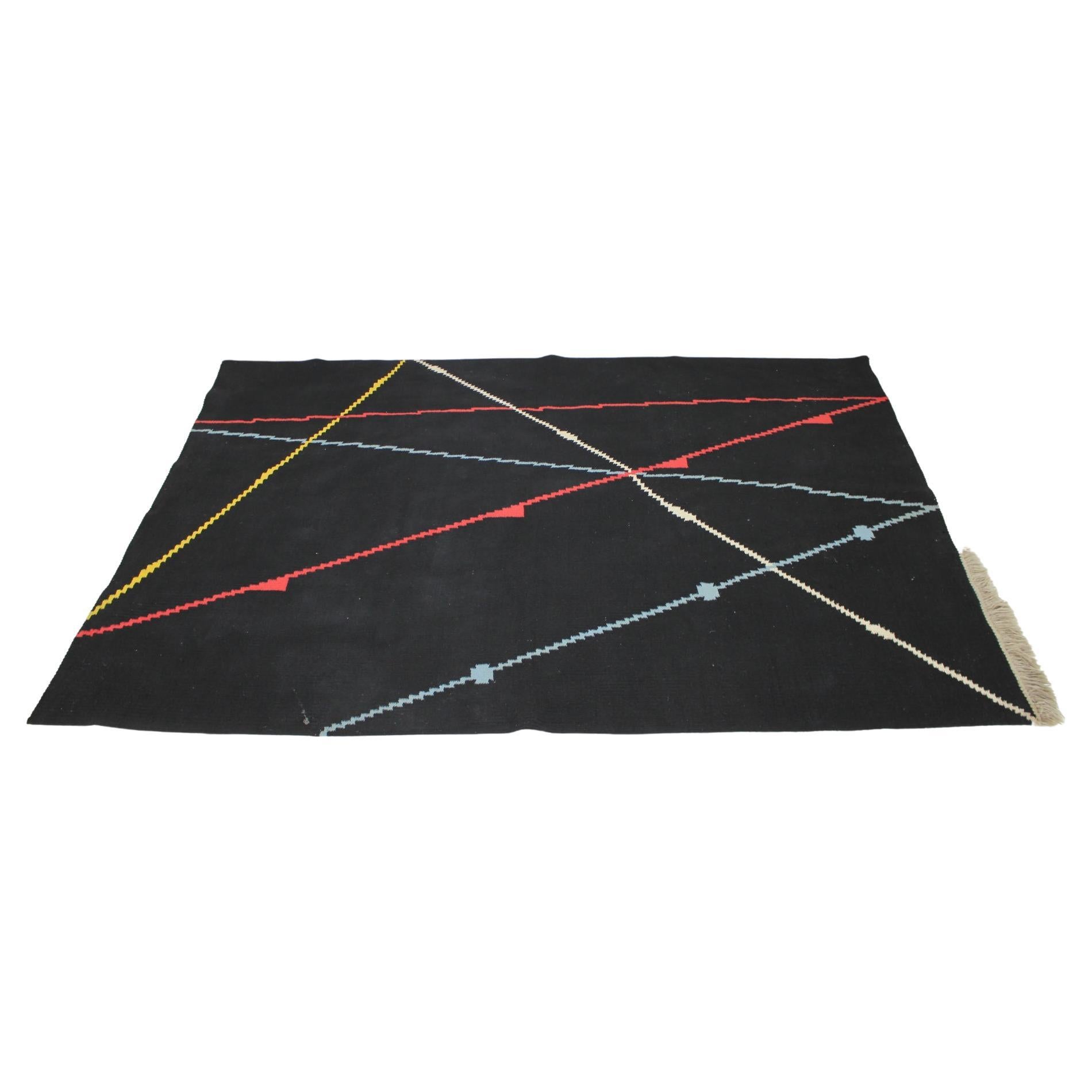 1940s Bauhaus Geometric Carpet/Rug, Up to 2 Items Available For Sale