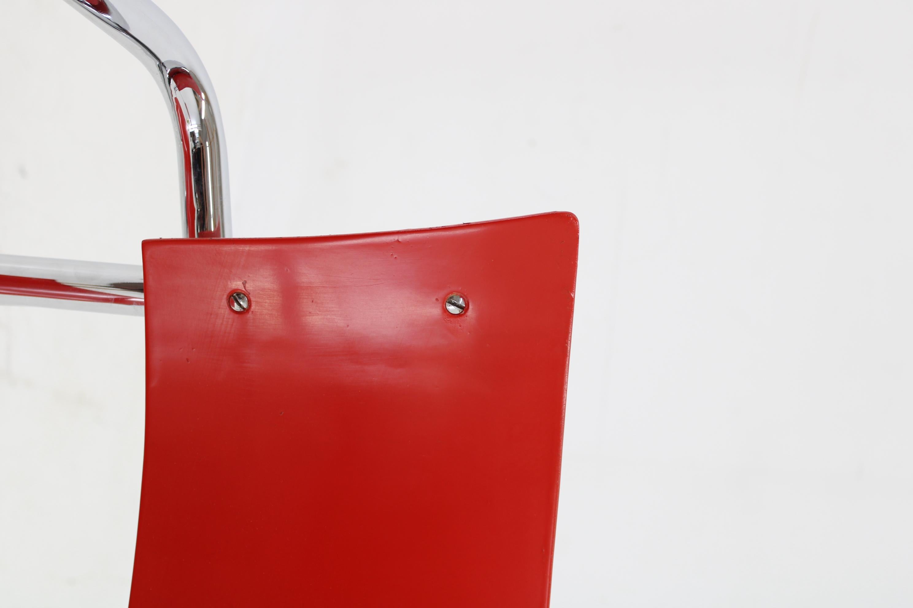 1940s Bauhaus Restored Tubular Armchair, Germany For Sale 3