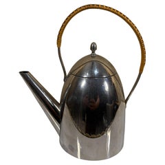 1940s Bauhaus Stainless Tea Kettle Pot Style Peter Behrens