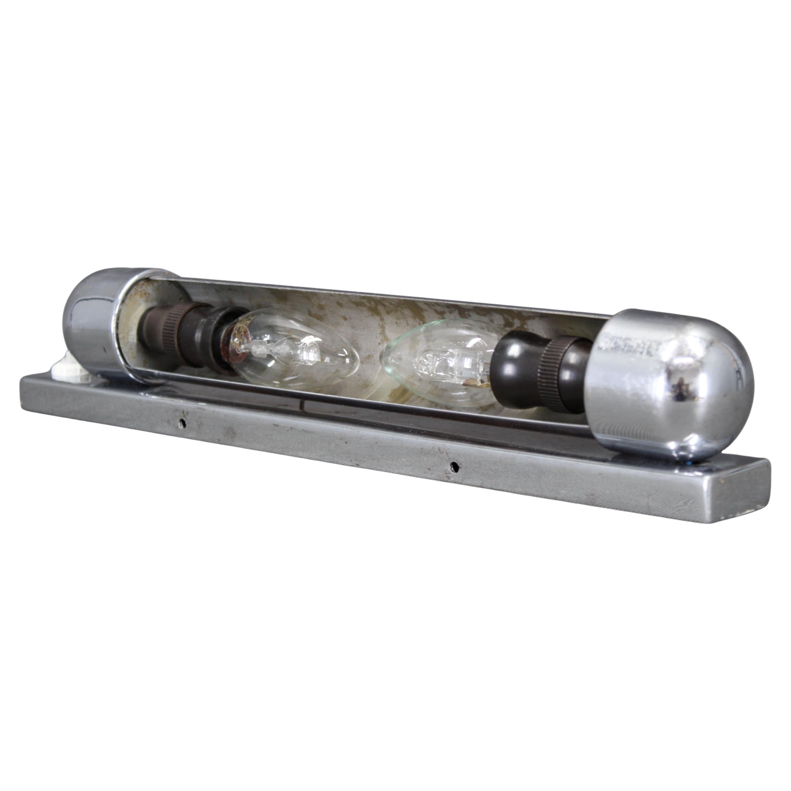 1940s Bauhaus Wall Light by Napako, Czechoslovakia For Sale