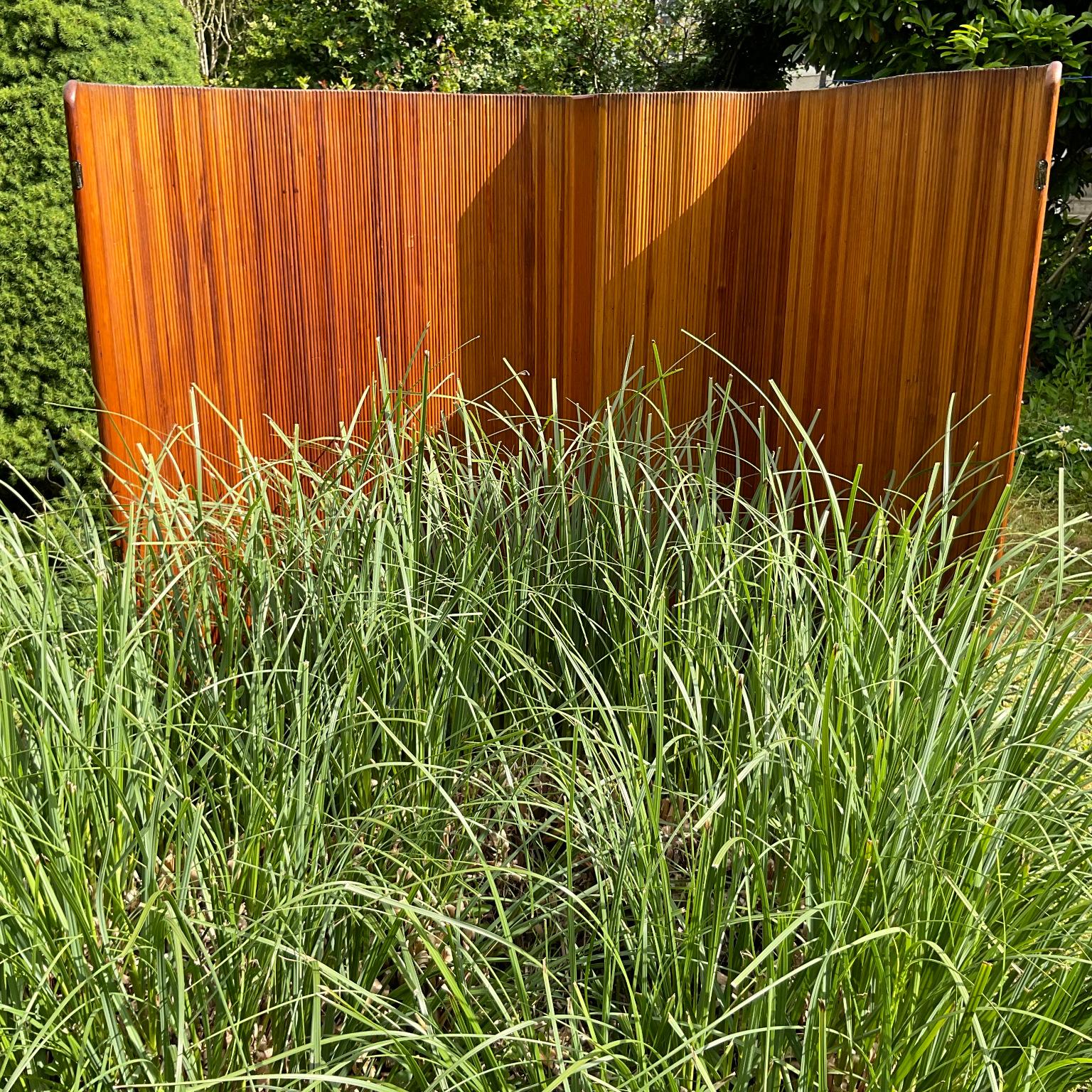 1940s Baumann Pine Screen Room Divider France Melun Paris For Sale 6