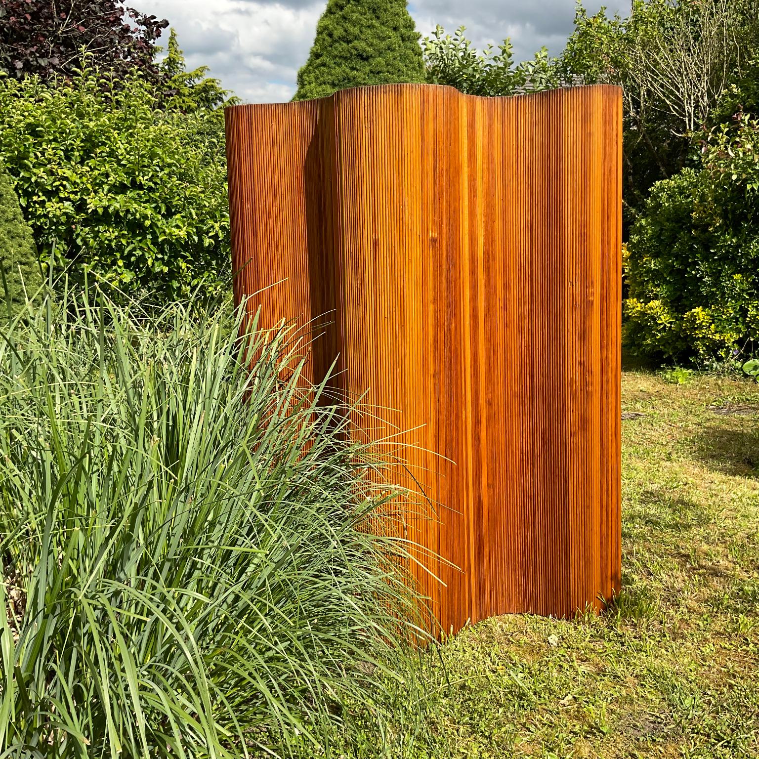 1940s Baumann Pine Screen Room Divider France Melun Paris For Sale 2