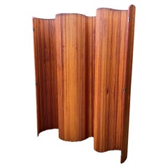 1940s Baumann Pine Screen Room Divider France Melun Paris