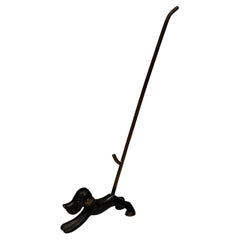 1940s Beagle Doggy Bronze Sculpture Ring Holder by Richard Rohac Austria