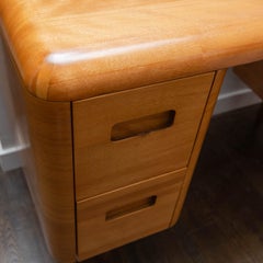1940s Bent Plywood Desk by Paul Goldman for Plymodern