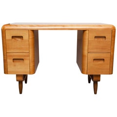 1940s Bent Plywood Desk by Paul Goldman for Plymodern