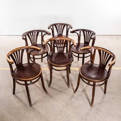 1940’s Bentwood Debrecen Dining Arm Chairs – Set Of Six