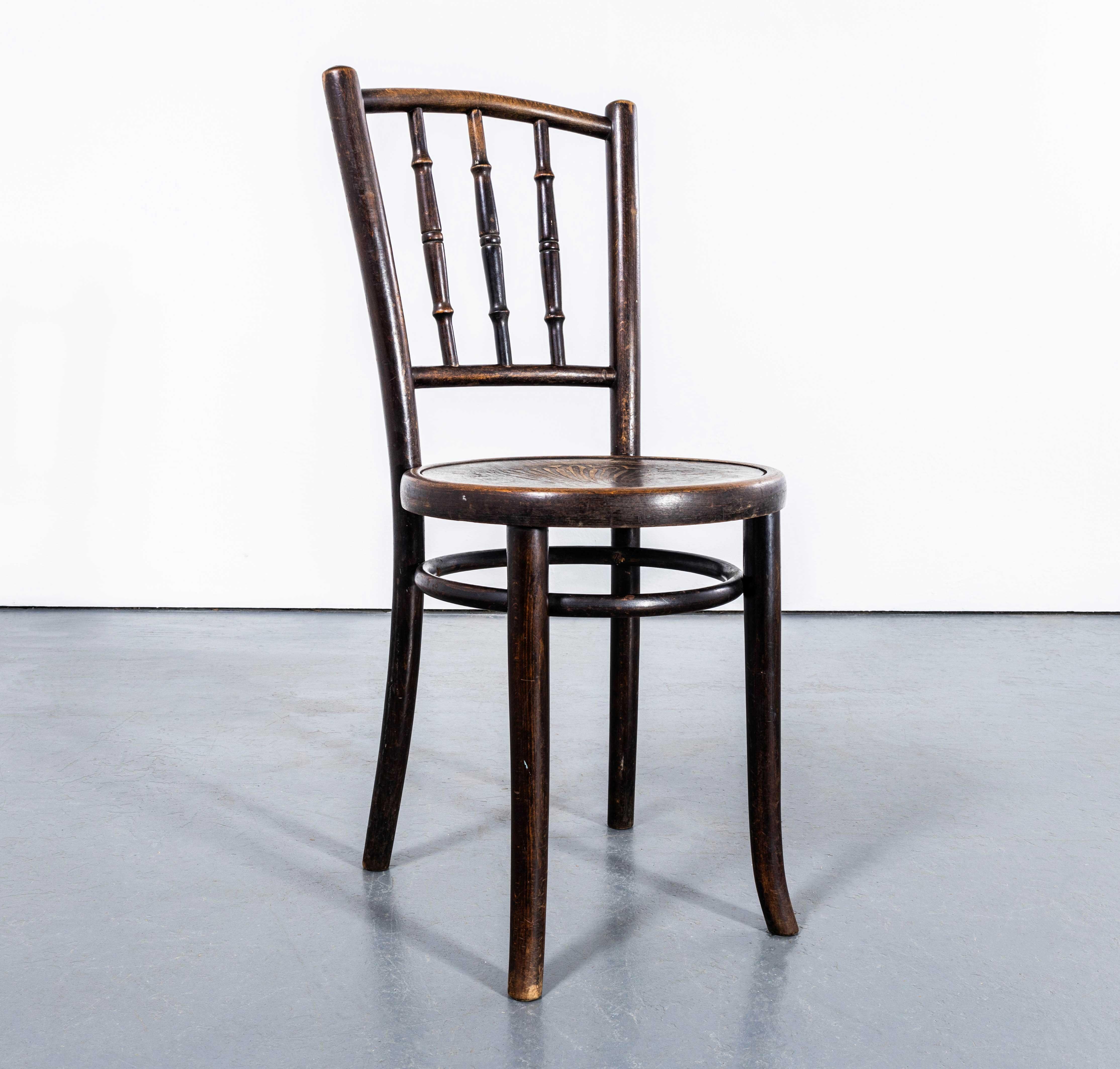 Mid-20th Century 1940's Bentwood Debrecen Dining Chairs - Set Of Four
