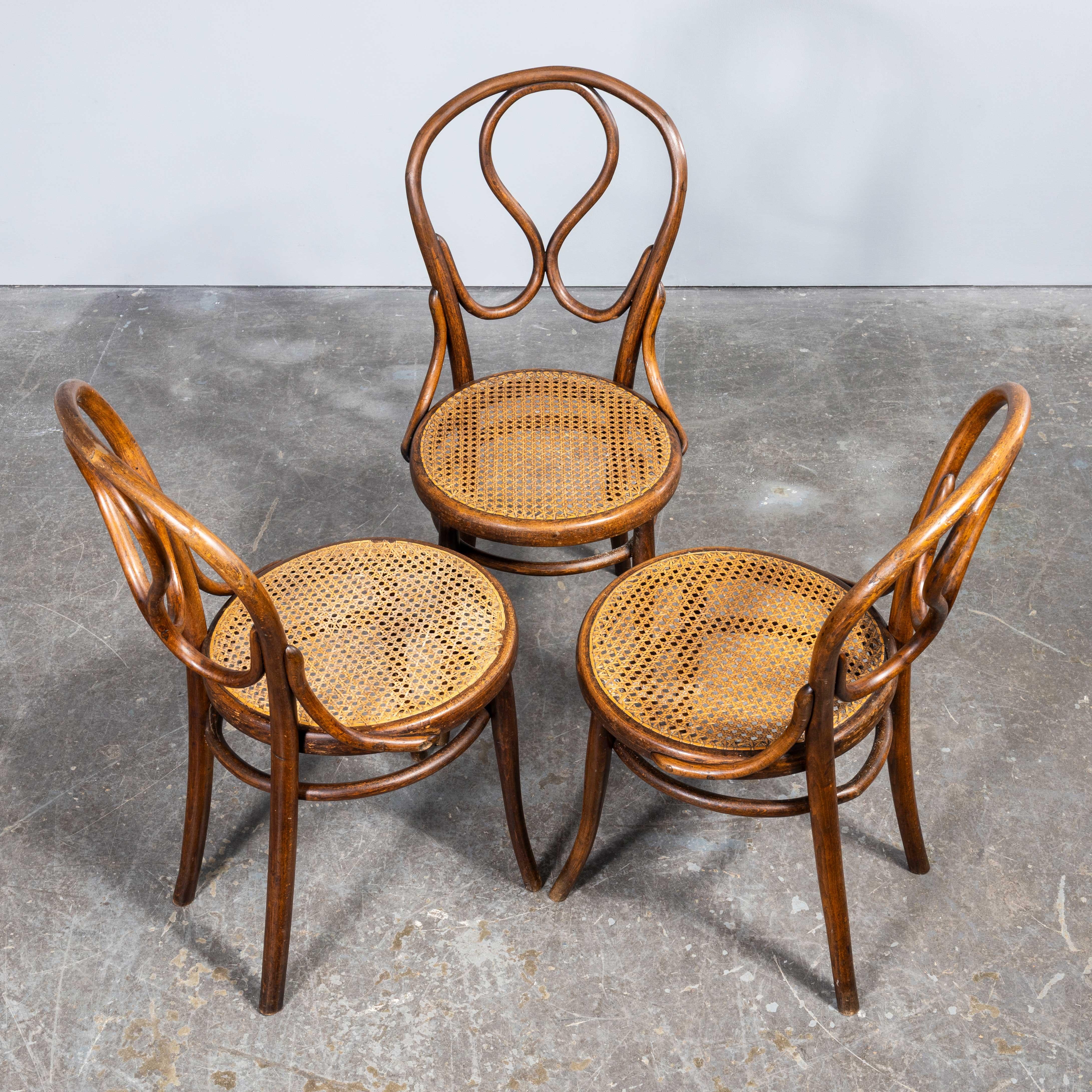 Mid-20th Century 1940’s Bentwood Debrecen Hoop Dining Chairs - Set Of Three For Sale