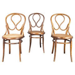 Chaises de salle à manger Debrecen Hoop en bentwood des années 1940 - Ensemble de trois