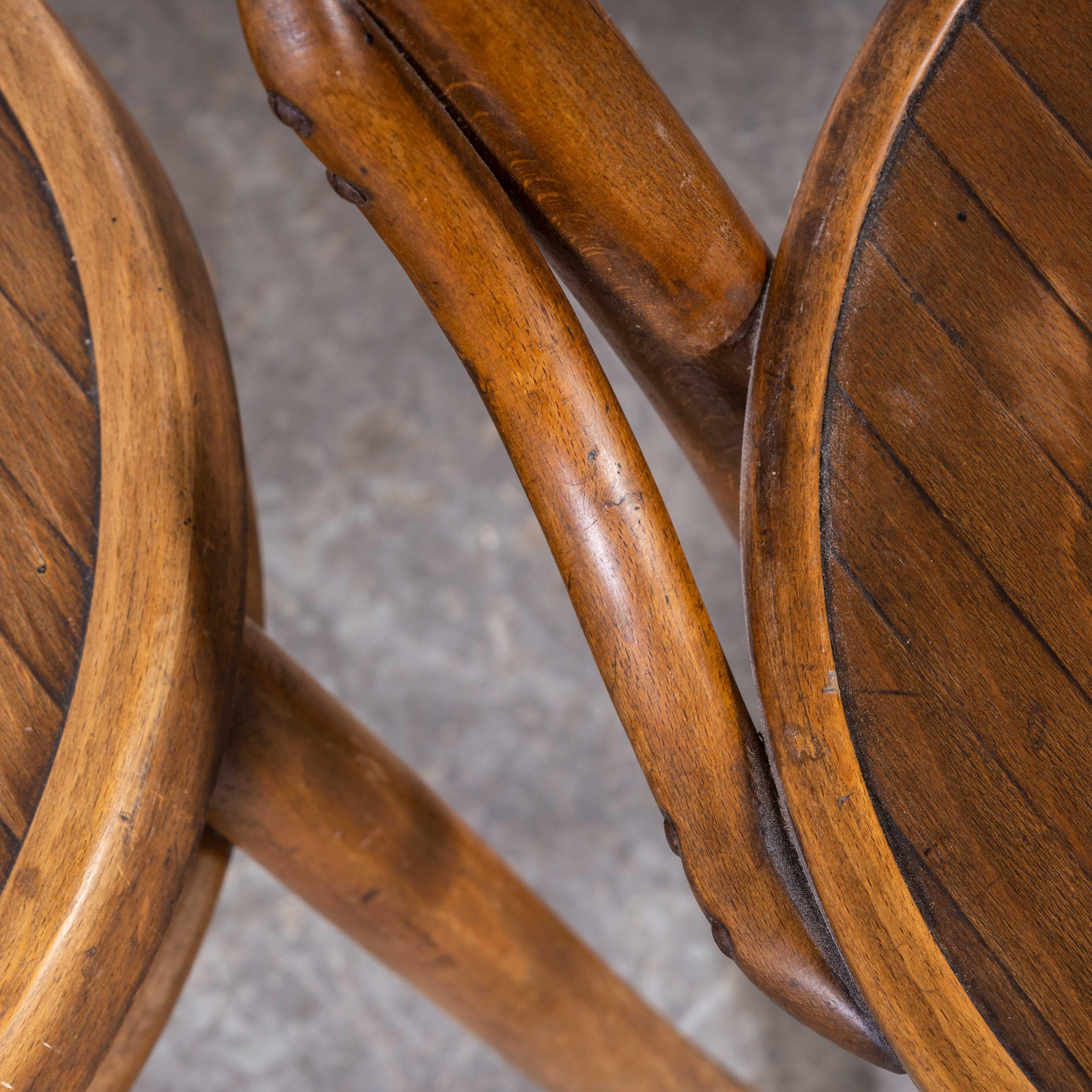 1940's, Bentwood Debrecen Moustache Back Dining Chairs, Pair For Sale 3
