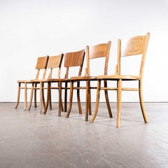 1940's Bentwood Debrecen Panel Back Dining Chairs - Mixed