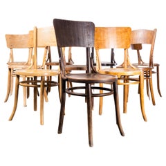 1940's Bentwood Debrecen Panel Back Dining Chairs - Mixed