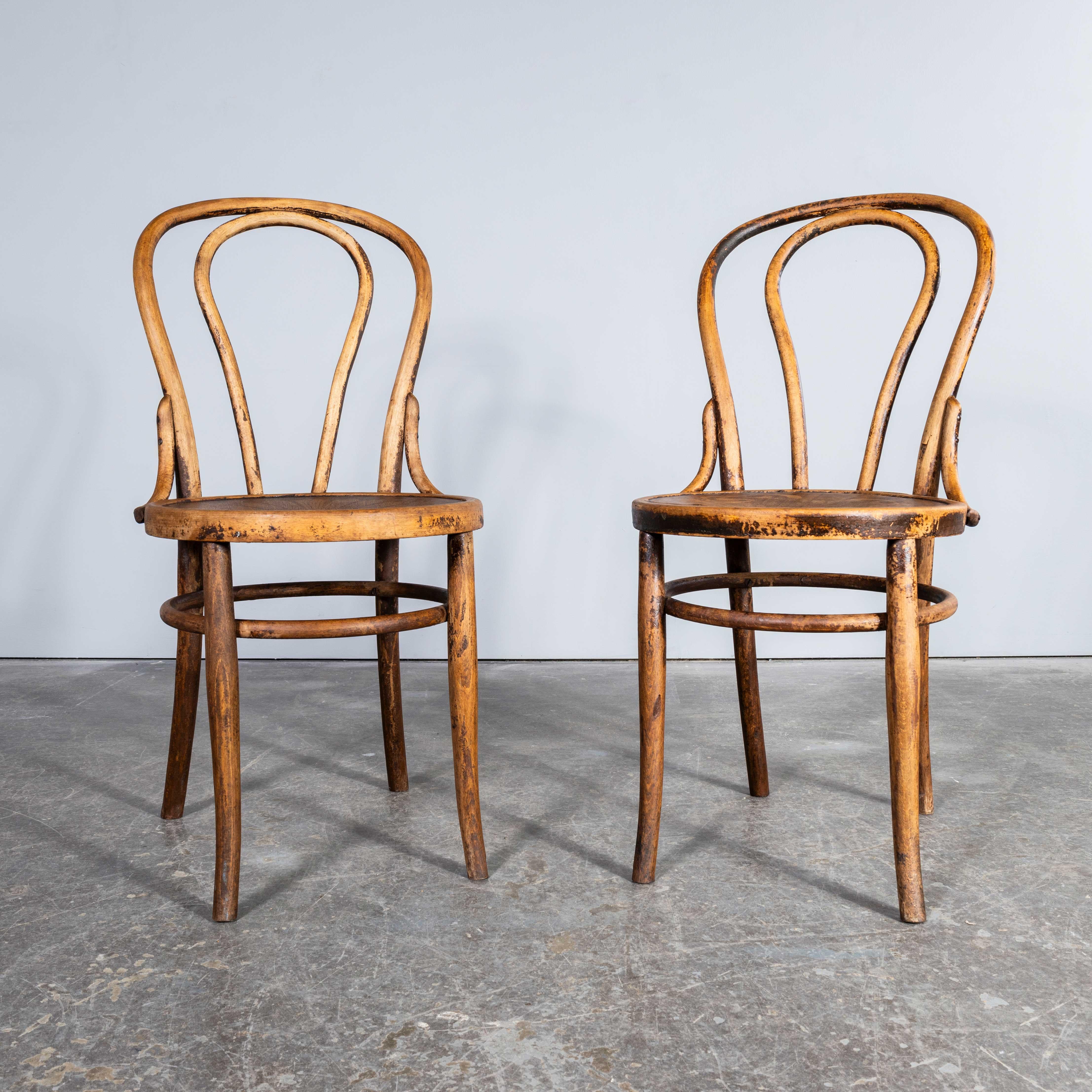 1940’s Bentwood Debrecen Single Hoop Dining Chairs - Pair 5