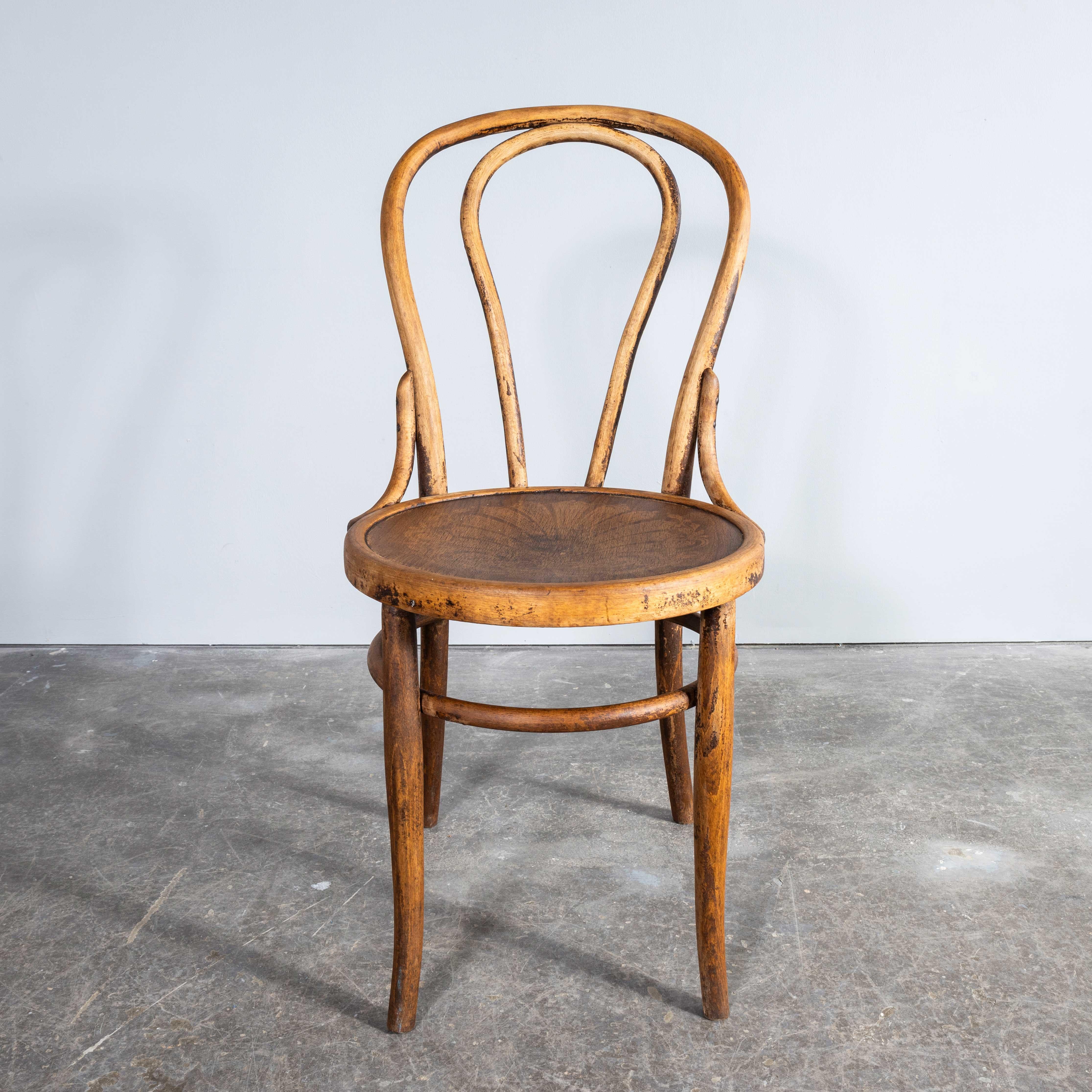 1940’s Bentwood Debrecen Single Hoop Dining Chairs - Pair 7