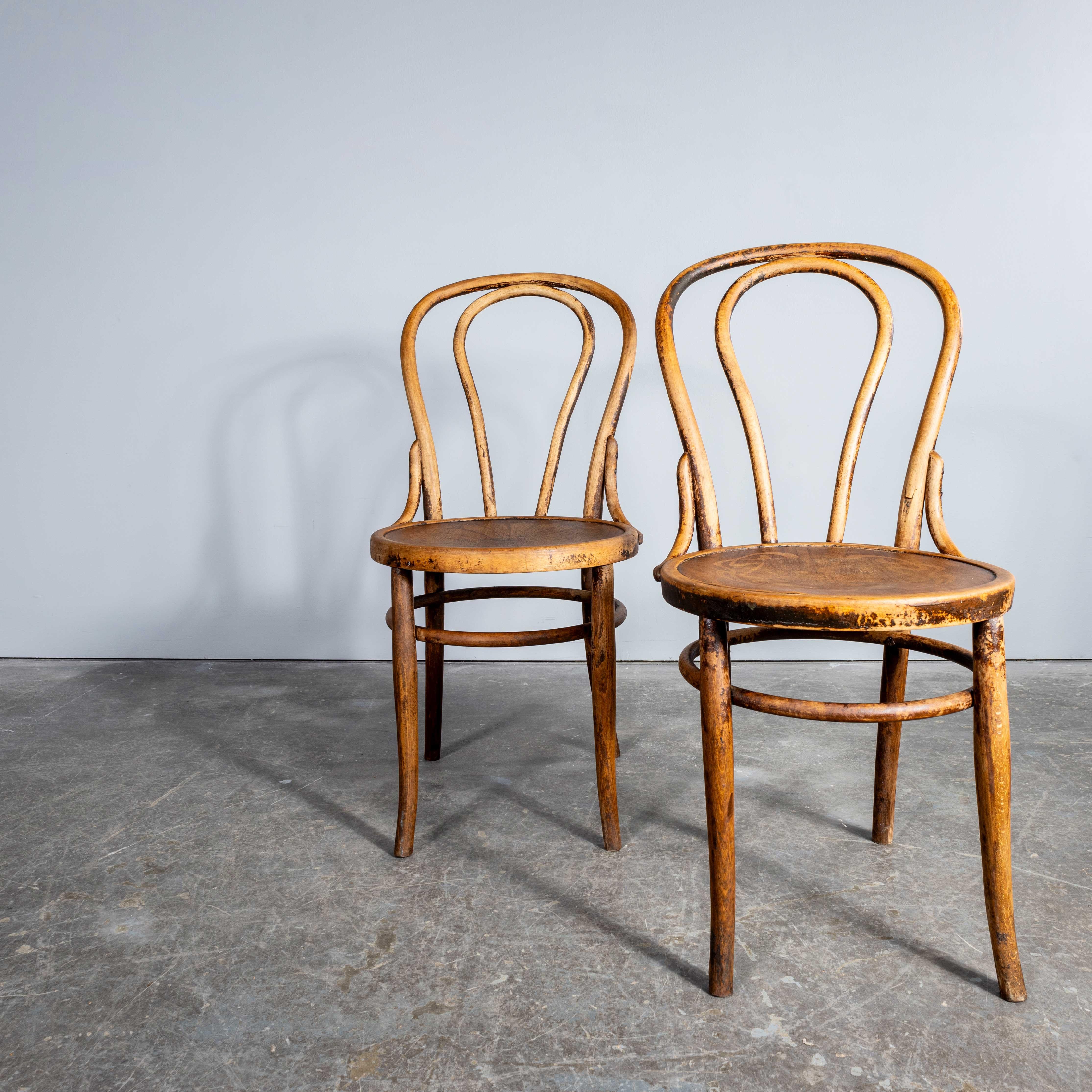 1940’s Bentwood Debrecen Single Hoop Dining Chairs - Pair 8