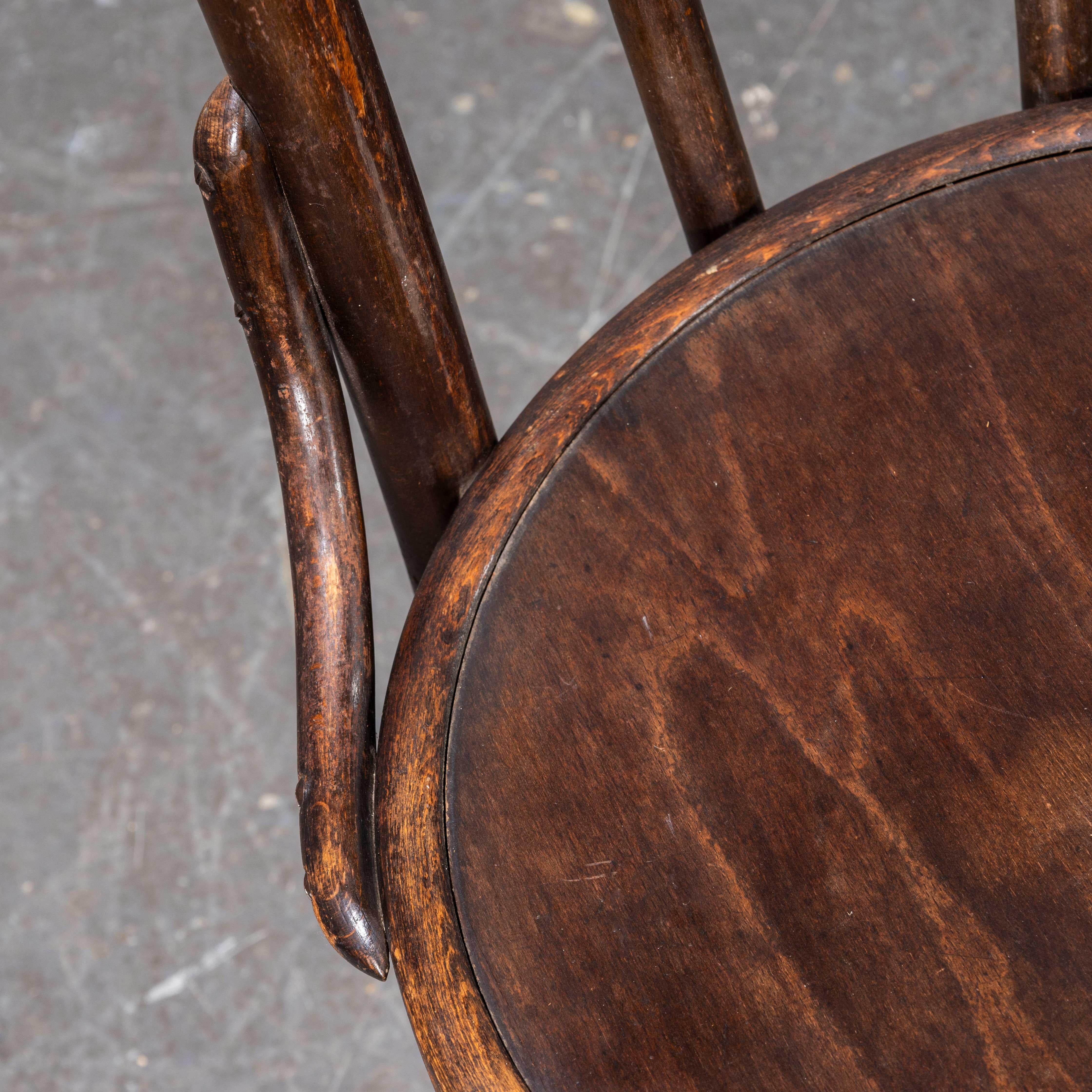 1940's Bentwood Debrecen Thonet Classic Back Dining Chairs - Set Of Twelve 5