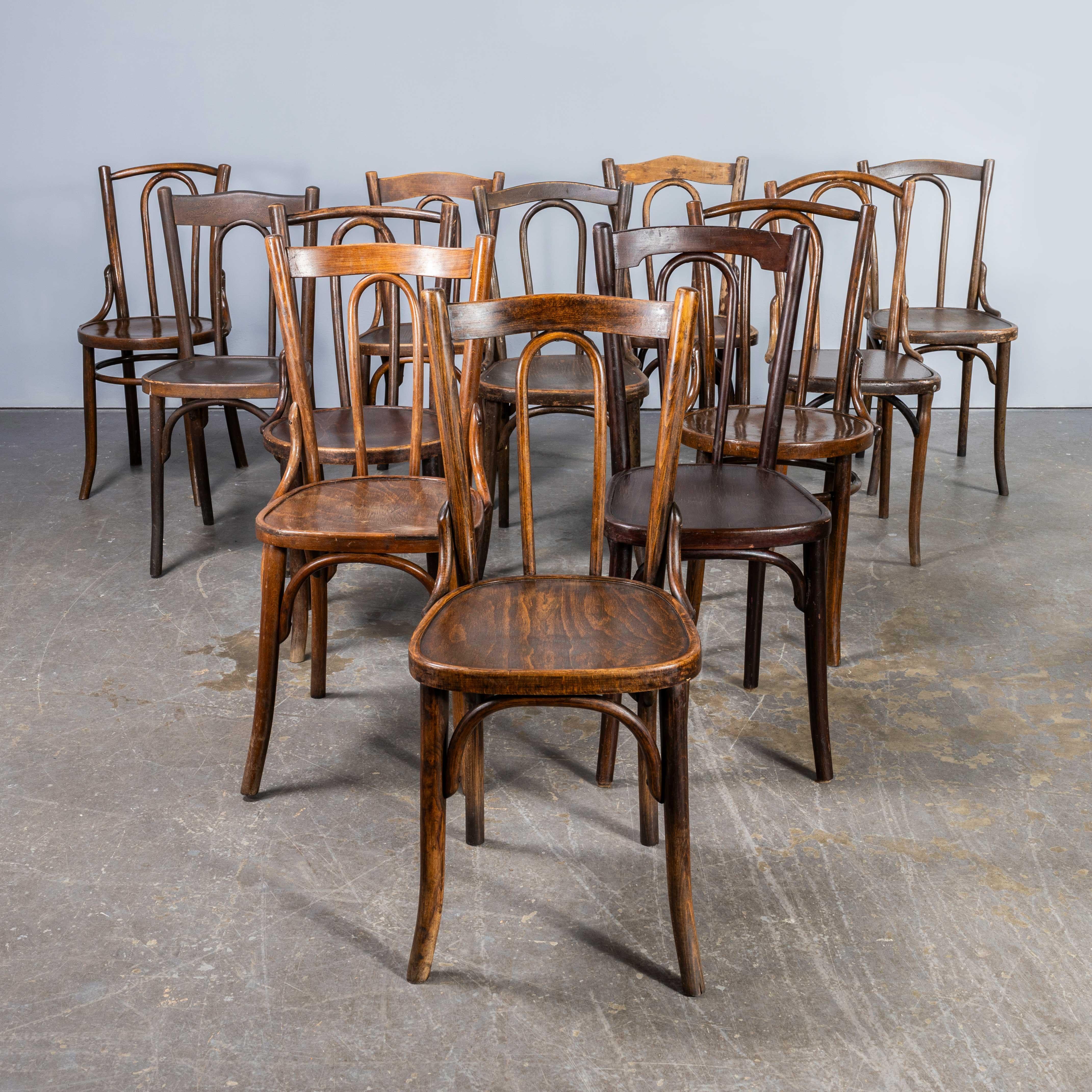1940's Bentwood Debrecen Thonet Classic Back Dining Chairs - Set Of Twelve 6